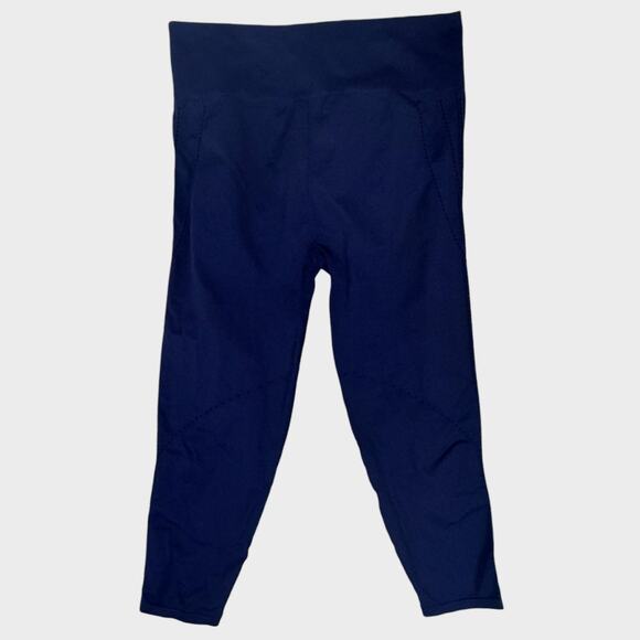 Fabletics Navy Blue Womens XL Athletic Leggings High Waisted Capri - Picture 1 of 5